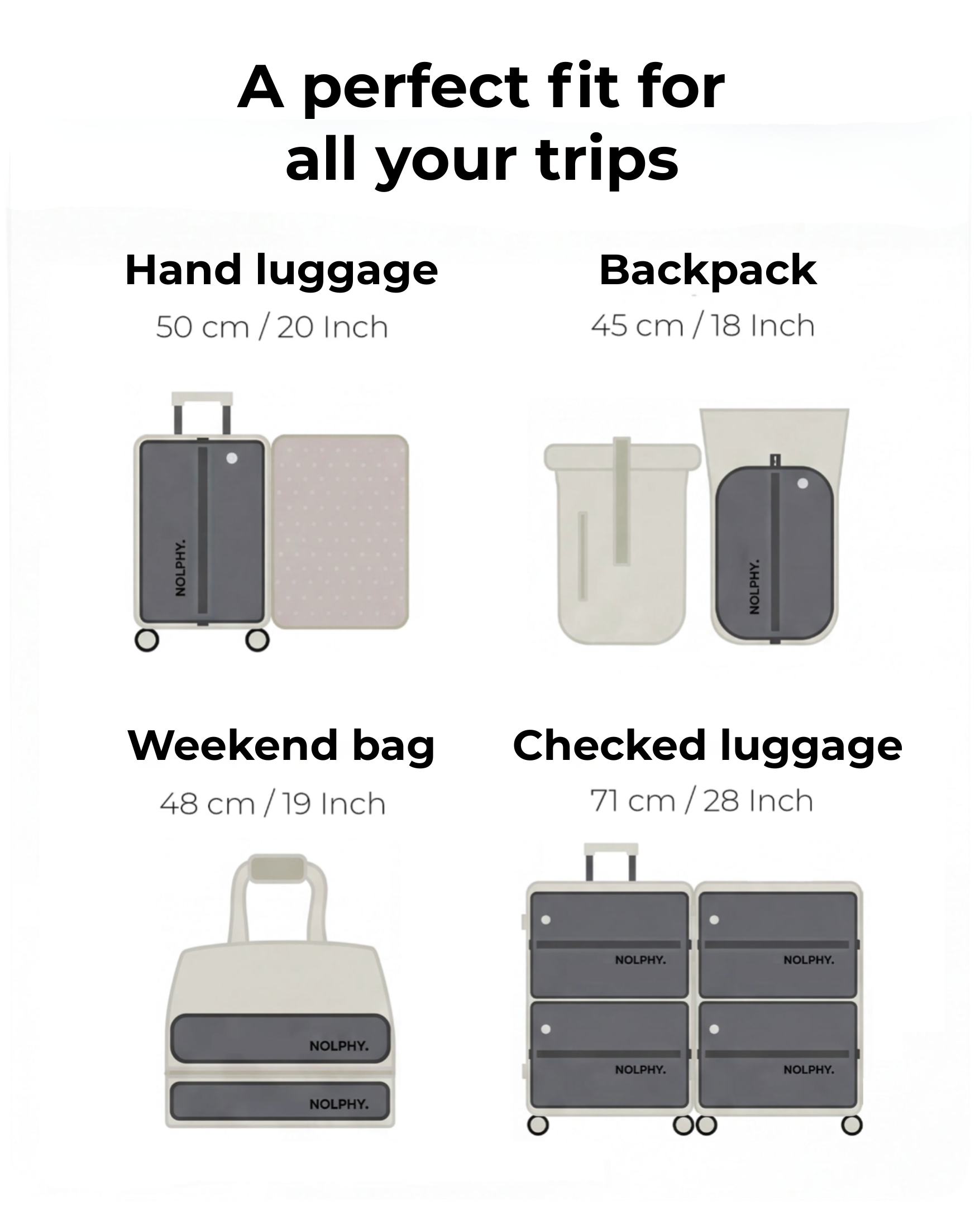 NOLPHY® Vacuum Tas Origineel