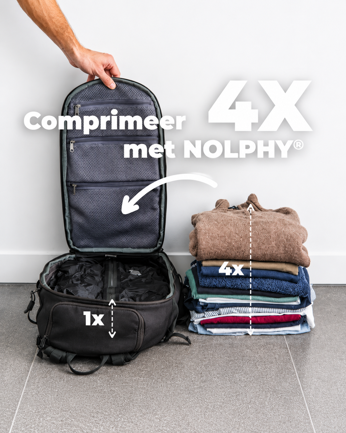 NOLPHY® Vacuum Tas Origineel